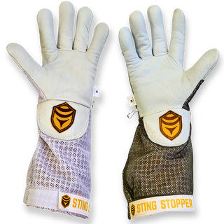 Ventilated Goat Skin Beekeeping Gloves